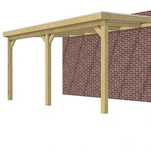 Geïmpregneerd vuren veranda - 500 x 300 cm