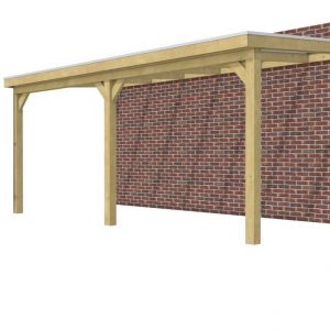 Geïmpregneerd vuren veranda - 600 x 300 cm